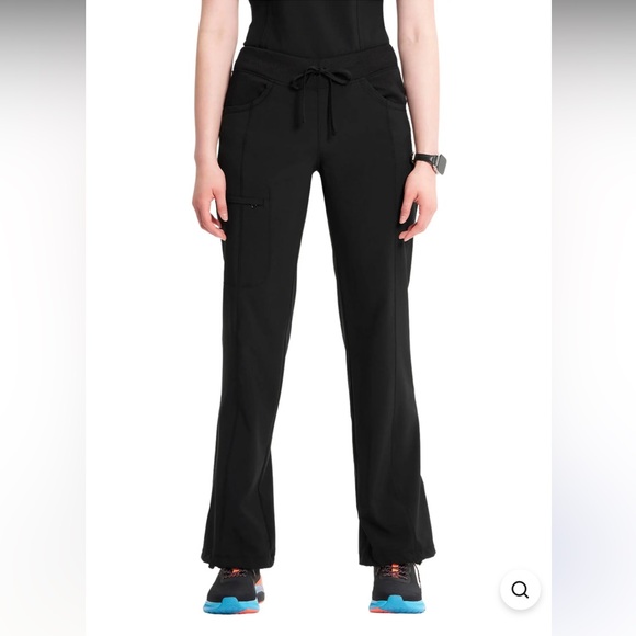 Infinity Women's Straight Leg Scrub Pant | Black - Picture 5 of 8